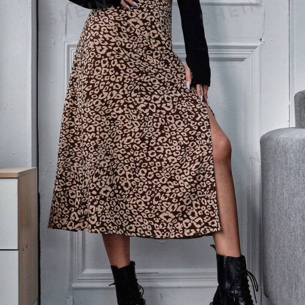 Animal Print Skirt